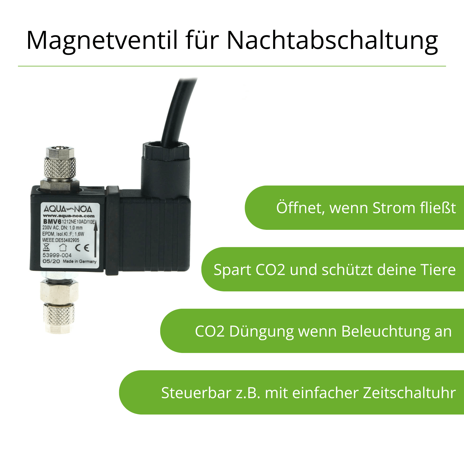 magnetventil co2 nachtabschaltung